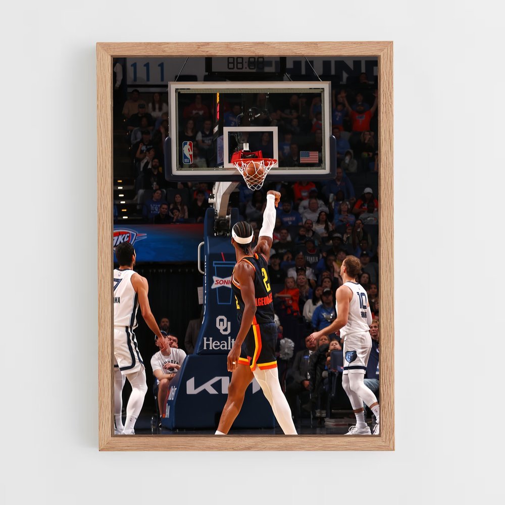 Poster Oklahoma city thunder – affiche Basketball (vue 4)